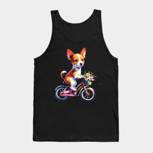 Basenji Puppy Biking Tank Top